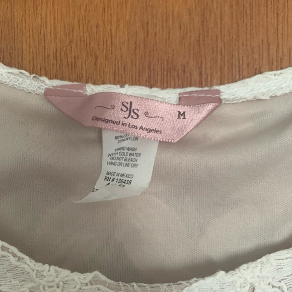 Cream and taupe lace dress. - Picture 3 of 4